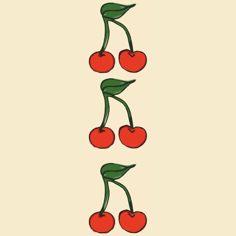 Cerises 3 fois