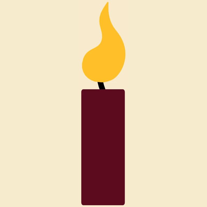 1. Geburtstag - Kerze