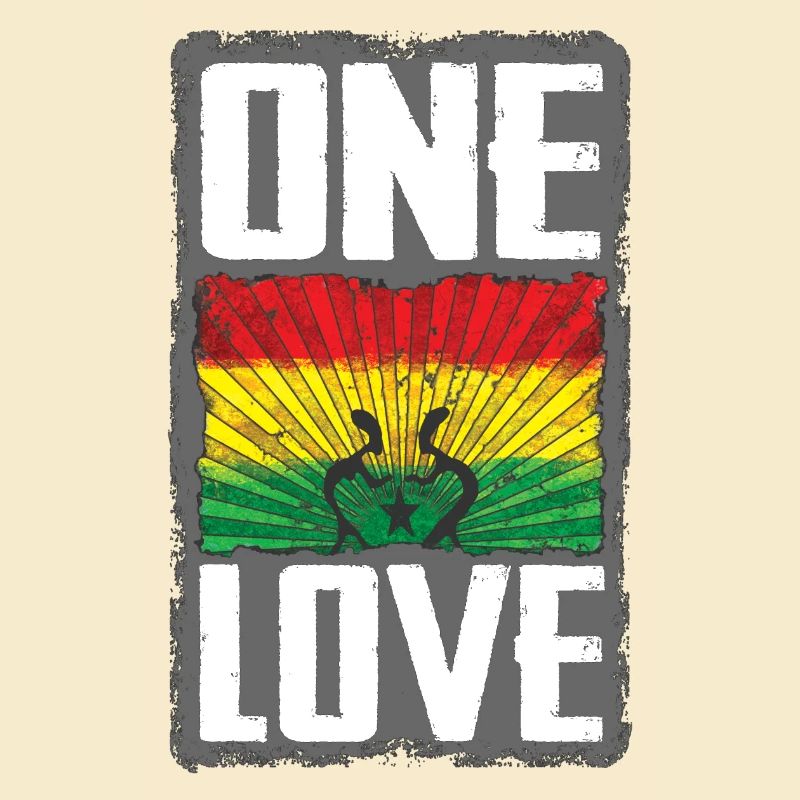 Conception du drapeau Reggae One Love
