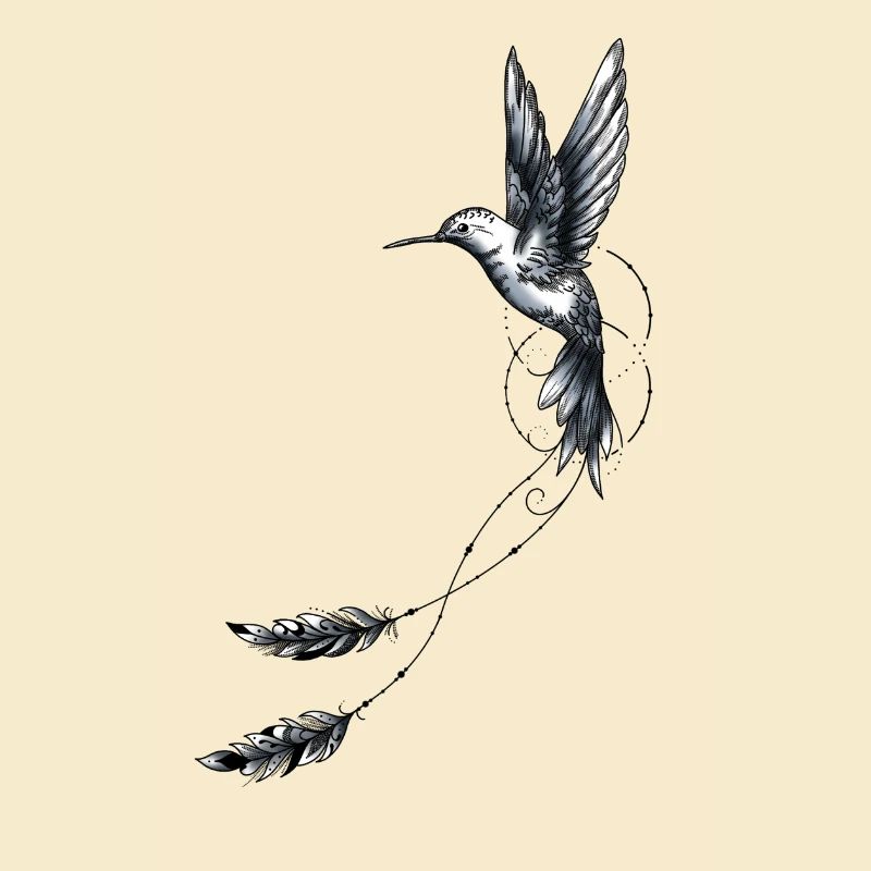 hummingbird feathers geometry