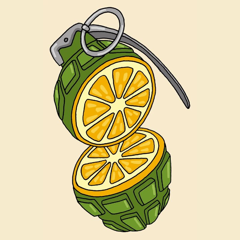 La grenade est une orange