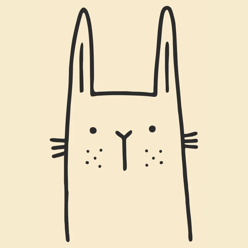 niedlicher Hase Ostern