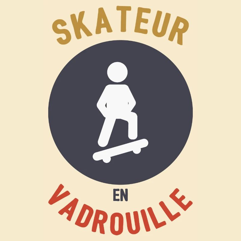 Skateboarder im Mopp