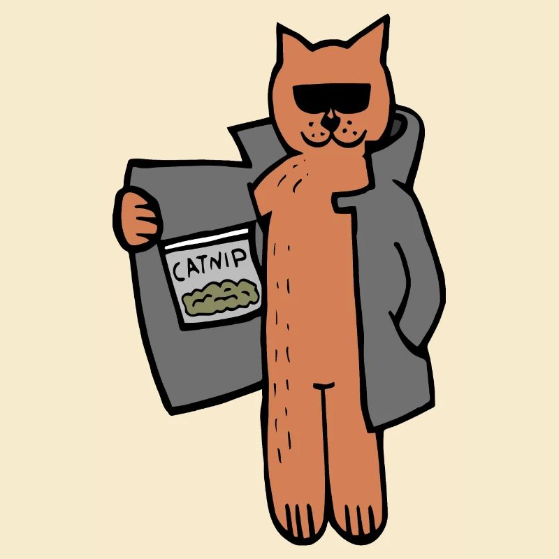 Katzenminze-Händler Katze