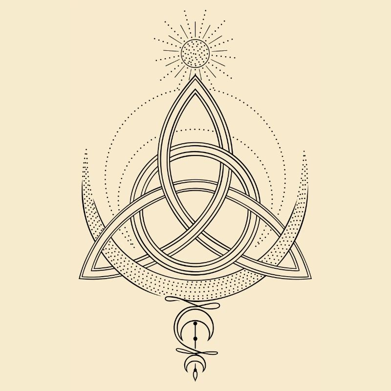 Trinity Knoten Triqueta Triquetra