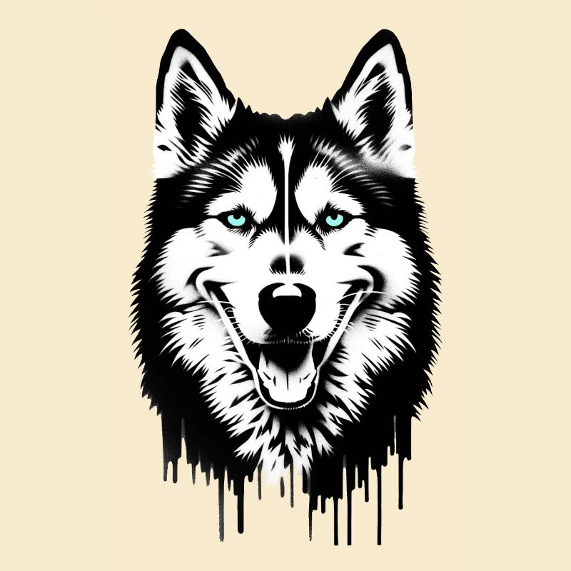 Husky Hundegesicht