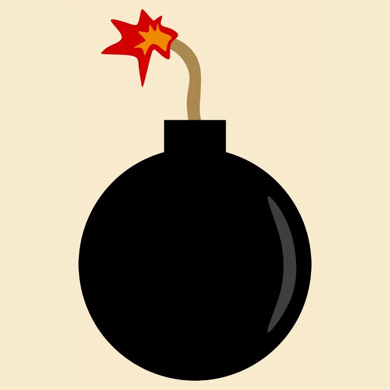 explodierende Bombe