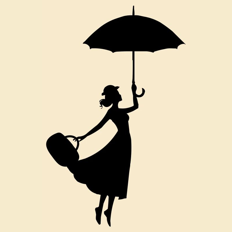 frau regenschirm