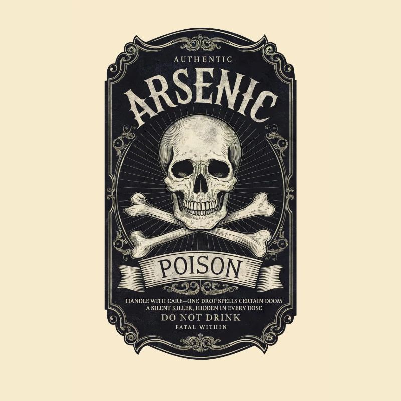Retro Label Shirt 1 / Poison Bottle