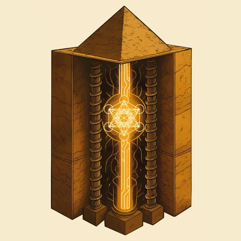 Pyramide de Khéphren | Art du réacteur d’énergie sacrée