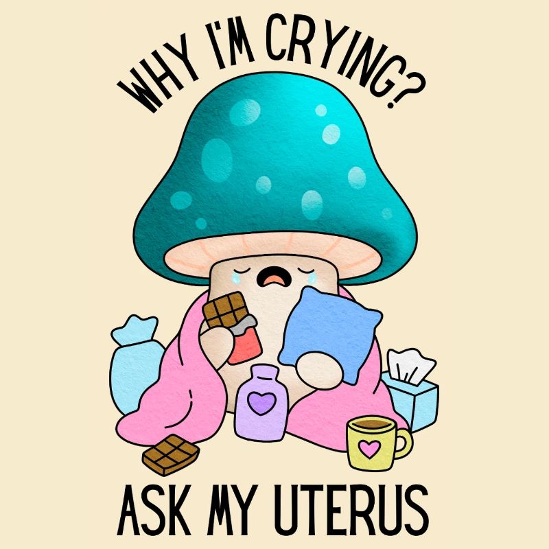 Lustiges Mädchen Problem Periode Kampf