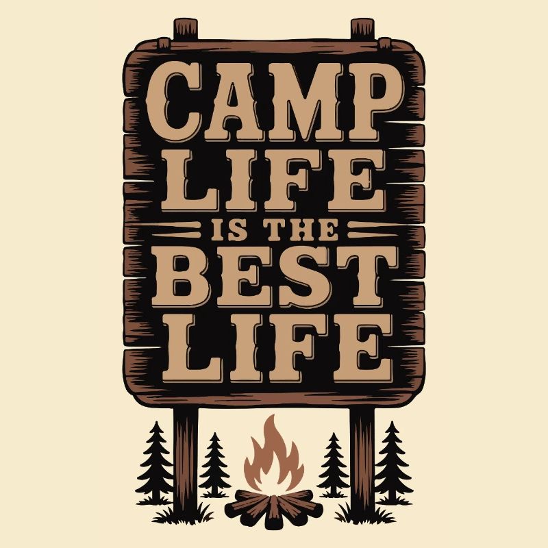 Das Camp-Leben ist das beste Leben