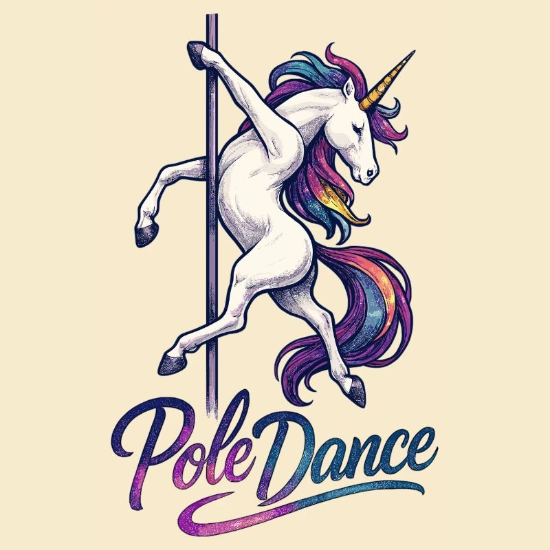 Pole Dance Einhorn Poledancerin Stange Geschenk