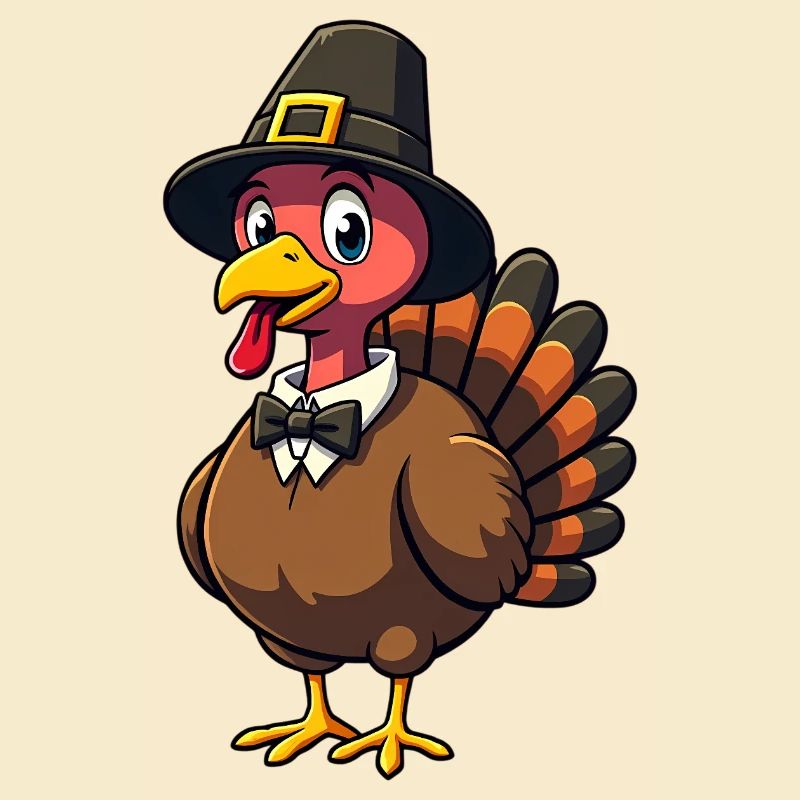 Thanksgiving Drôle Dinde de Thanksgiving