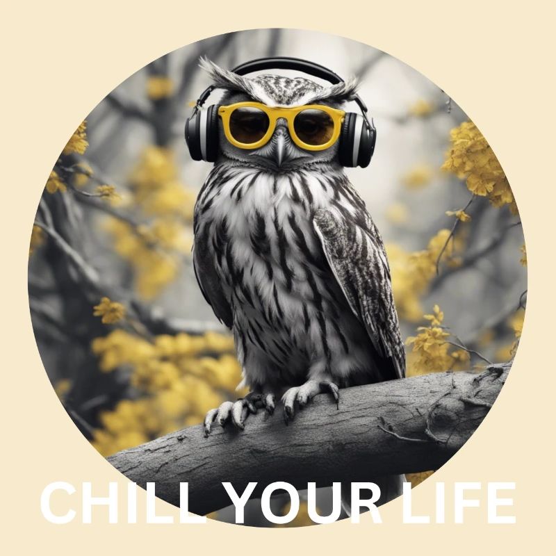 Coole Eule chillt