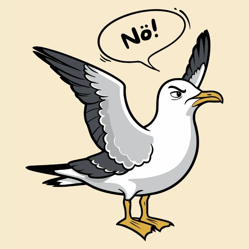 "Nö" Möwe -Nordsee Design