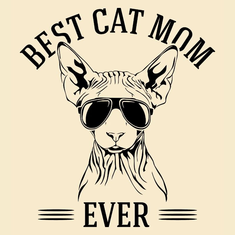 Meilleure maman chat de tous les temps Sphynx chat chats Wilsigns