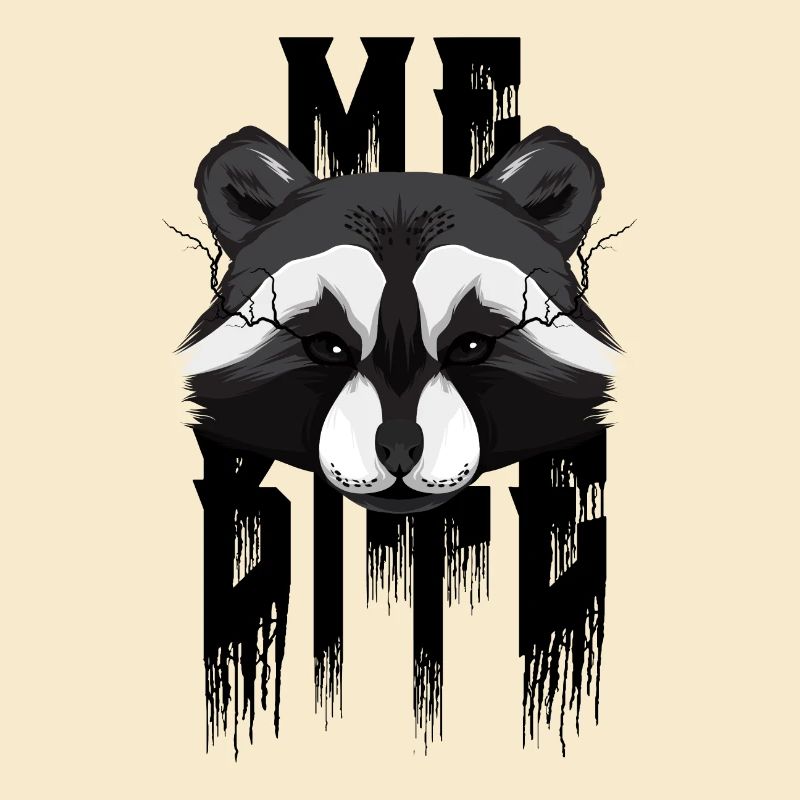 I bite raccoon