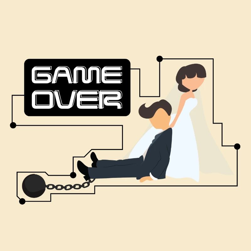 Junggesellenabschied Bachelor Game Over