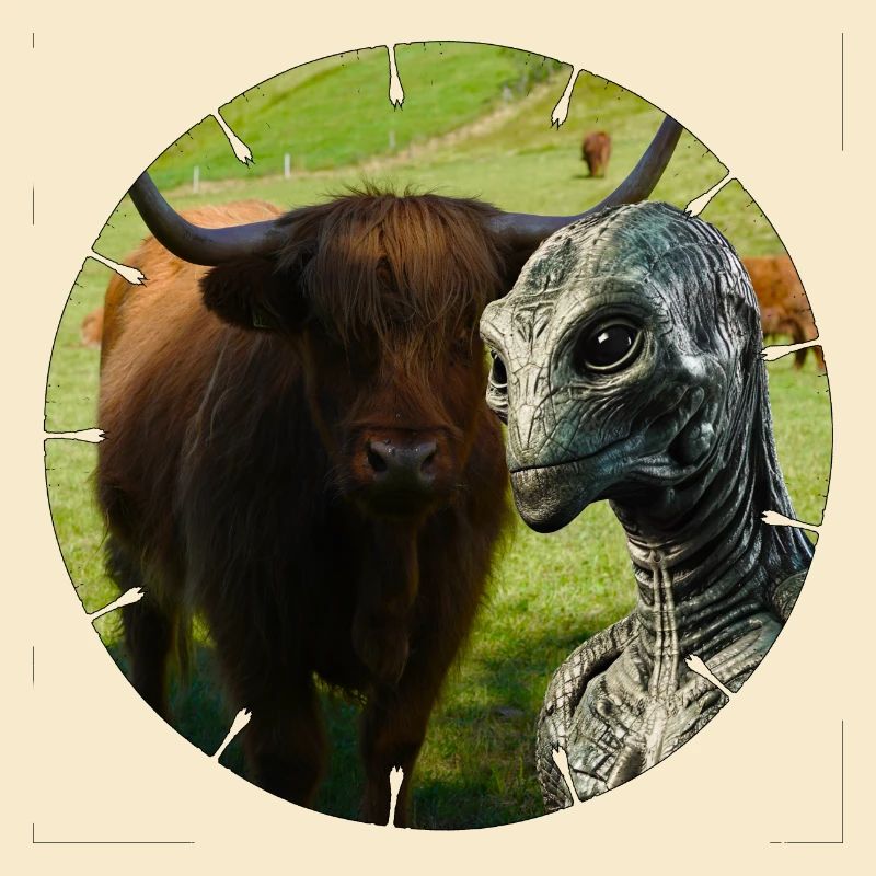 Alien fell into the camera ?