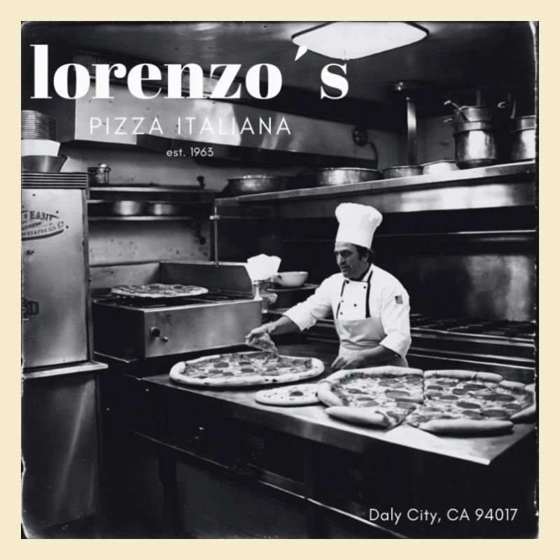 Lorenzo's Pizza Logo