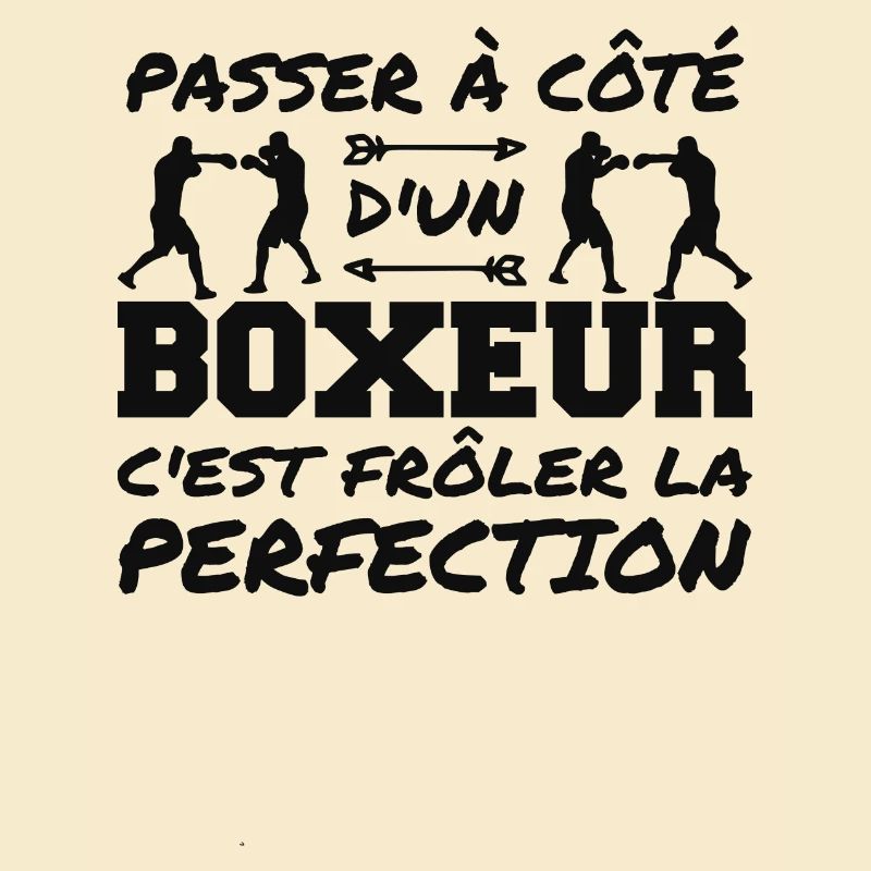 Perfektion Boxer Humor Boxer Mann