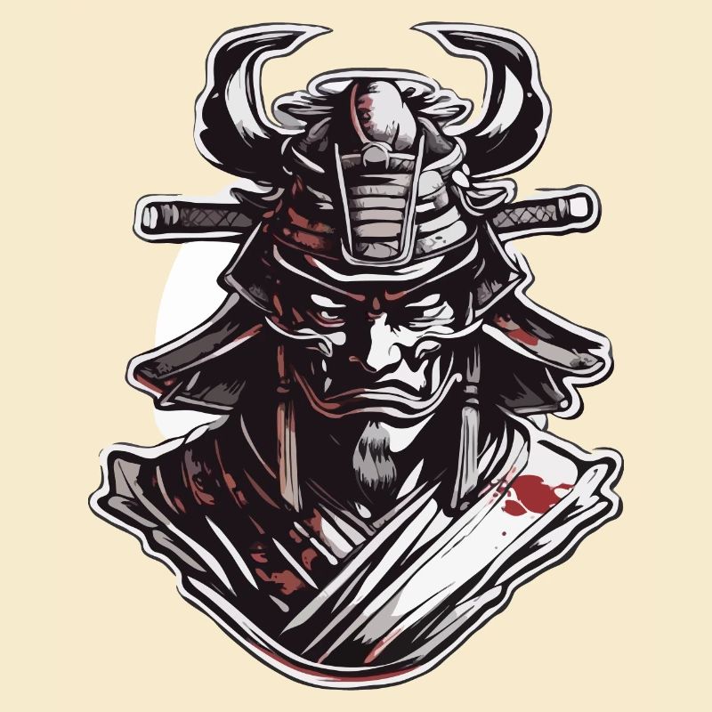 Samurai / Japanisch / Harakiri / Katana / Mann