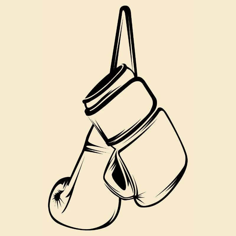 boxing boxer boxing icon illustration vector graphic