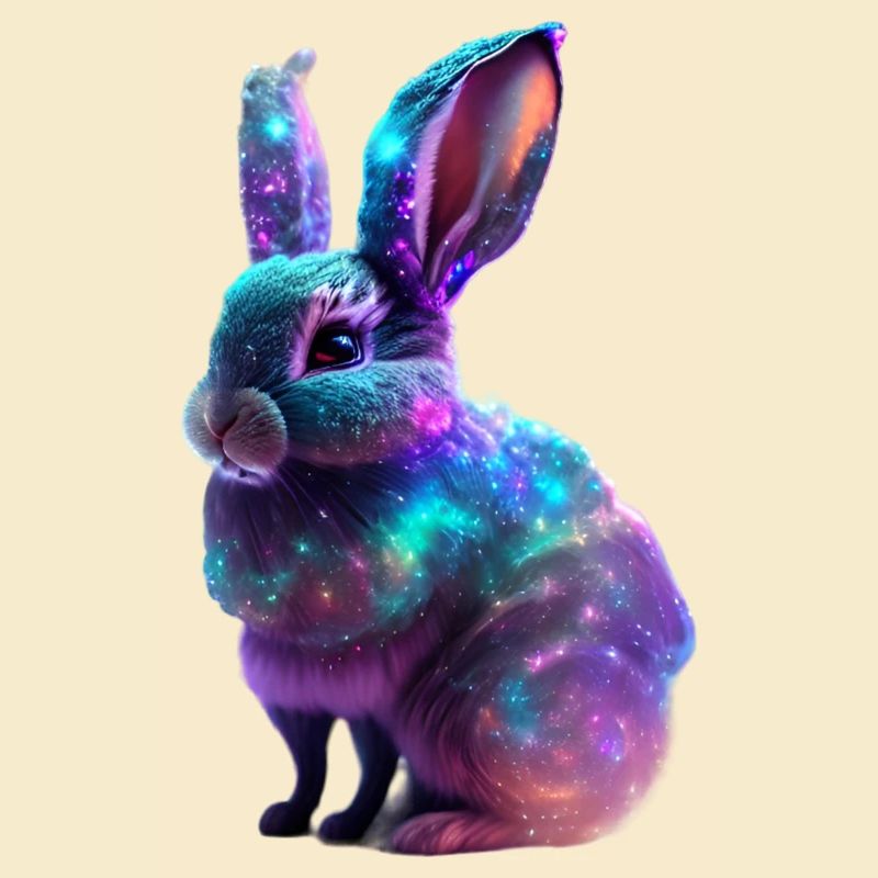 Cosmic Nebula Rabbit