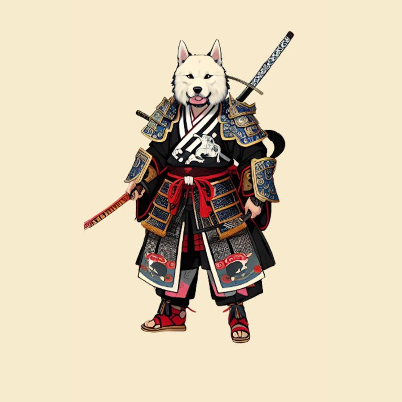 Loup samouraï