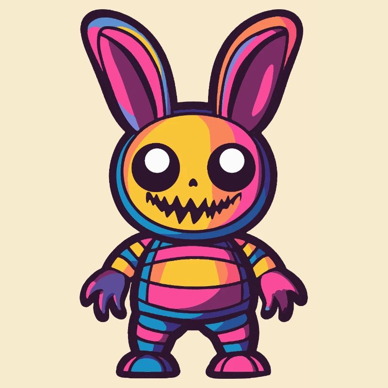 Bunny Halloween Zombie