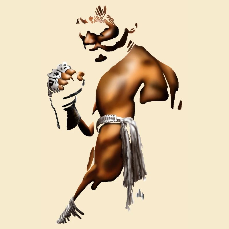 Kampfgeist Boxer Illustration