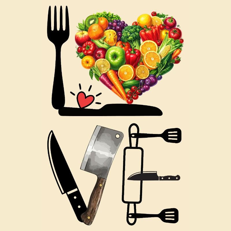 Fruit Heart: Kitchen Love in Farbe