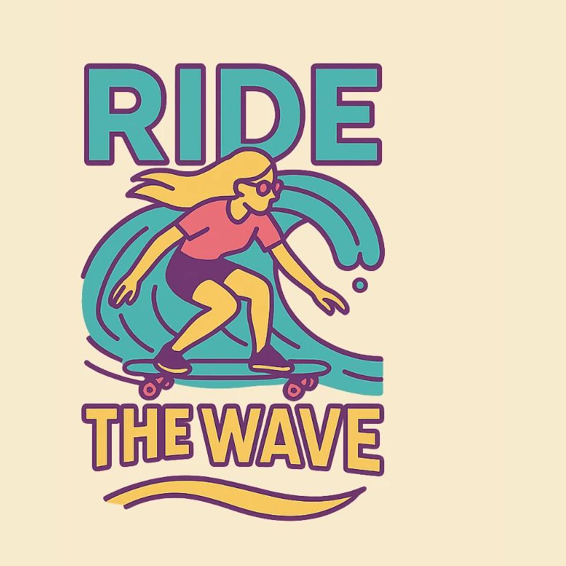 Surfing & Scrolling Theme T-Shirt