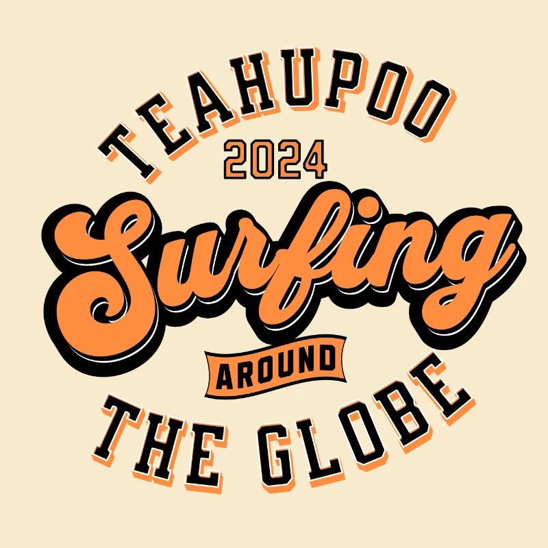 Teahupoo surft rund um den Globus