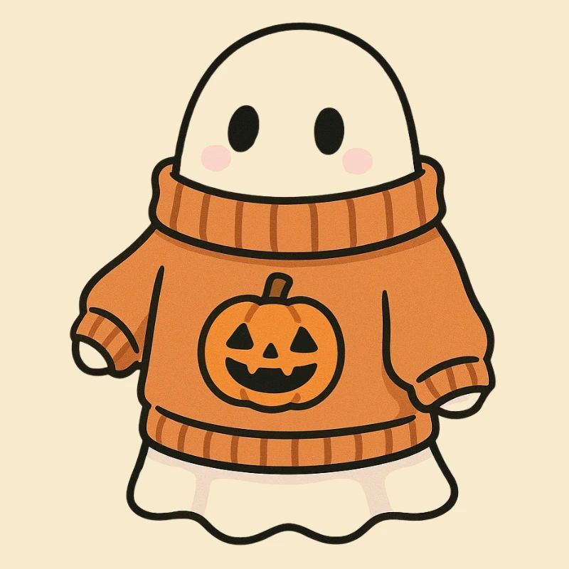 Pull citrouille Ghost