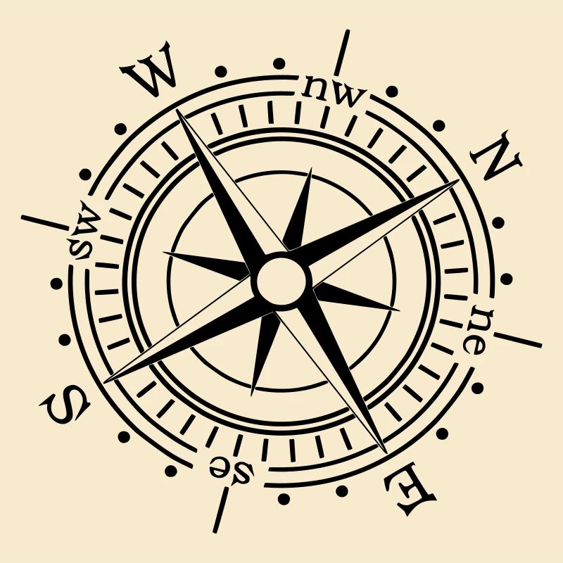 Compass maritime sea navigation nautical