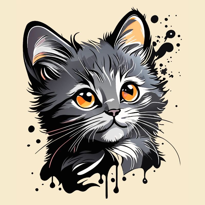 chaton mignon, chat