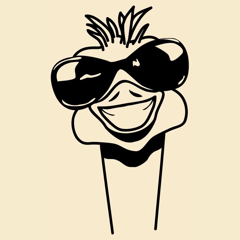 Lunettes de soleil cool drôle drôle autruche EMU