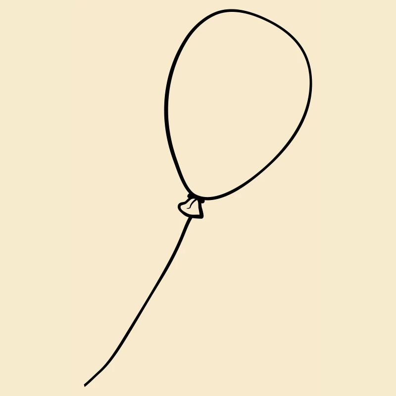 Beau ballon volant
