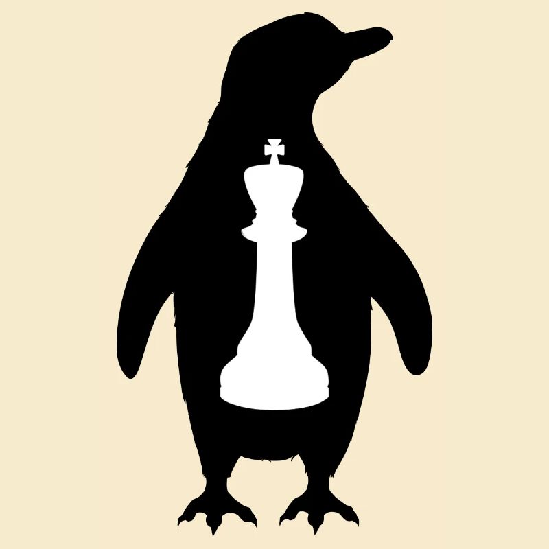 Chess Checkmate Chess Player "Penguin King"