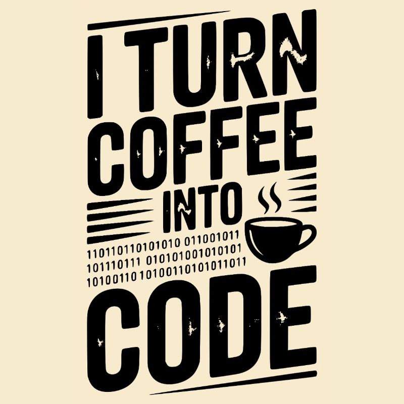 Je transforme le café en code