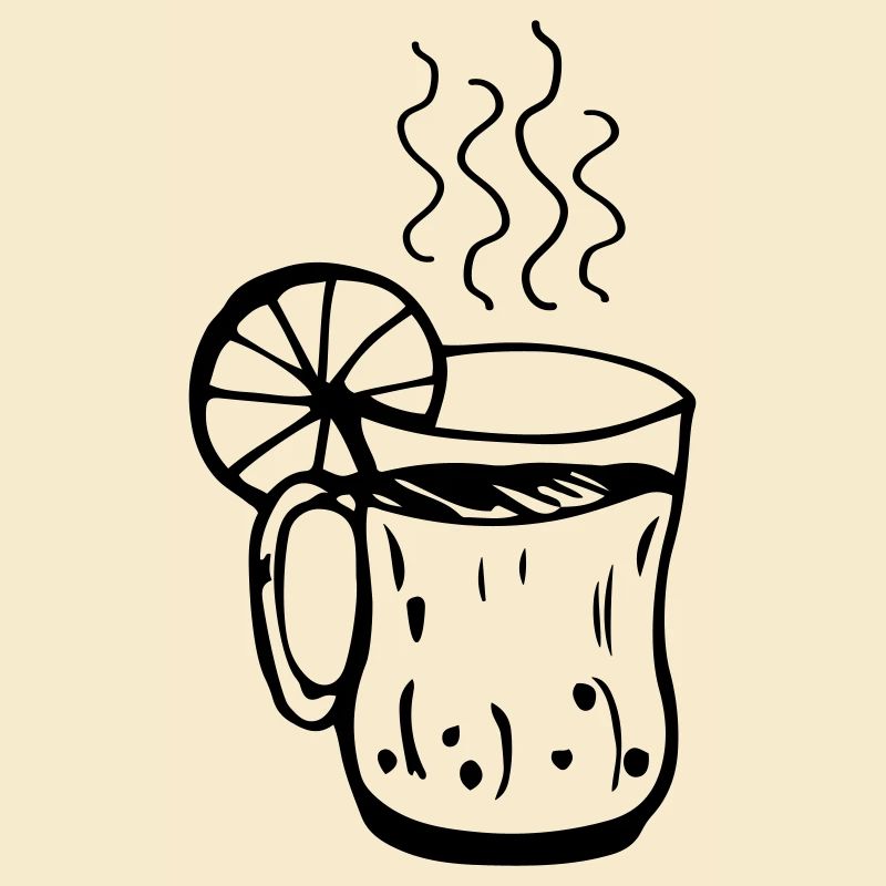Coupe de vin chaud Noël