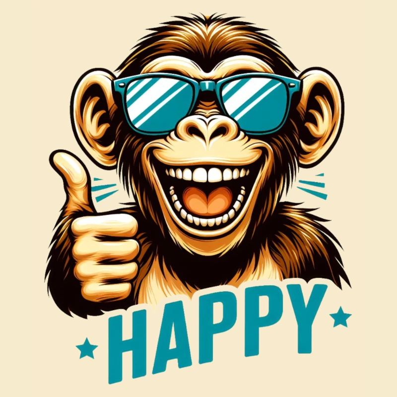 « Happy-go-Lucky Monkey : Le singe le plus cool de la jungle