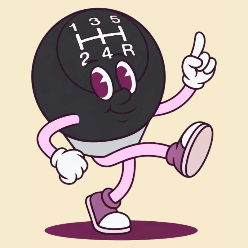 Dessin animé de la danseuse à boutons