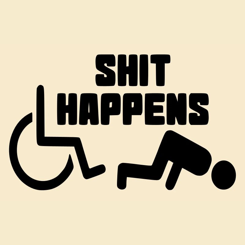 Manchmal hat man auch Pech mit dem Rollstuhl #