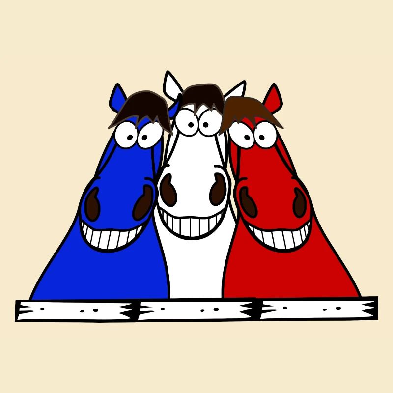 Bleu Blanc Rouge Chevaux