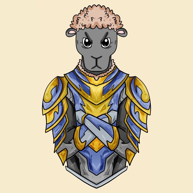 Knight Sheep Crusader