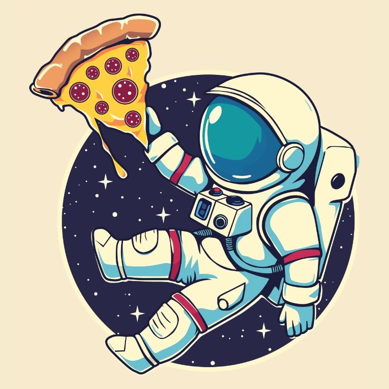 Pizza Astronaute
