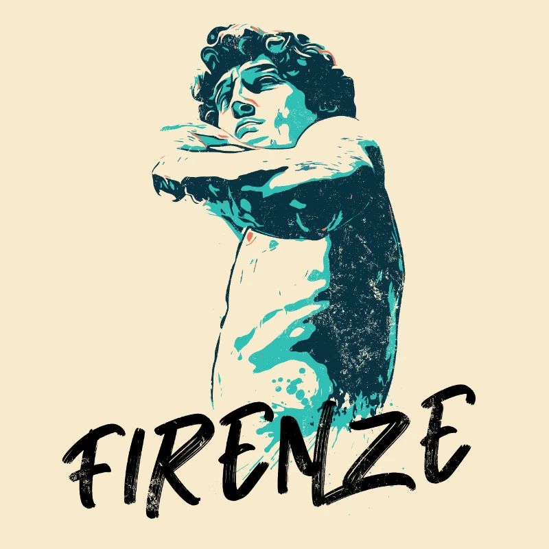 Illustration Sculpture David chef-d'œuvre Florence